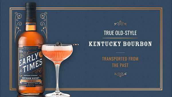 Screenshot of the Early Times Bottled-in-Bond website
